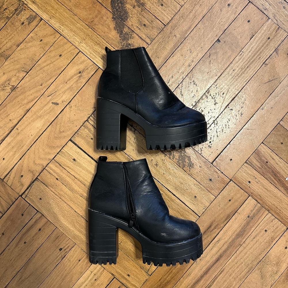 Platform booties